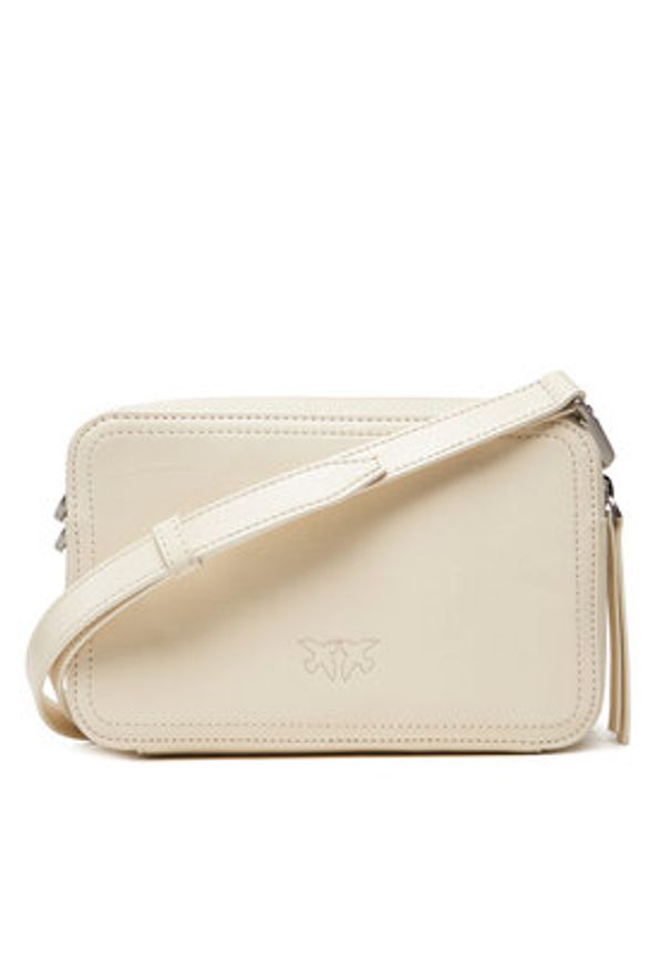 Pinko - PINKO Torebka Carrie Camera Bag Classic PE 25 PLTT 104336 A26J Écru. Materiał: skórzane