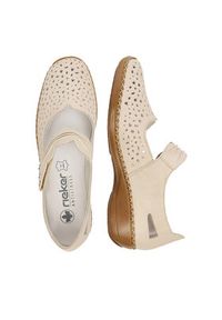 Rieker Półbuty CEO-41399-60 Beżowy. Kolor: beżowy. Materiał: skóra #6
