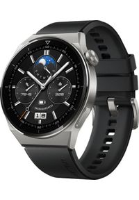 HUAWEI - Smartwatch Huawei Watch GT 3 Pro Sport 46mm Czarny (55028468). Rodzaj zegarka: smartwatch. Kolor: czarny. Styl: sportowy #1