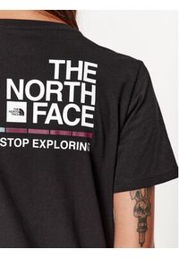 The North Face T-Shirt Foundation Graphic NF0A86XN Czarny Regular Fit. Kolor: czarny. Materiał: syntetyk