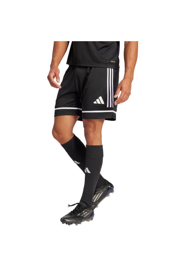Adidas - Spodenki męskie adidas Squadra 25. Kolor: czarny, biały, wielokolorowy. Sport: piłka nożna
