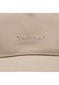 Calvin Klein Czapka z daszkiem Must Tpu Logo K60K610525 Beżowy. Kolor: beżowy. Materiał: bawełna #2