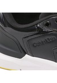 Calvin Klein Sneakersy Flexi Runner Lace Up HW0HW01215 Czarny. Kolor: czarny. Materiał: skóra #3