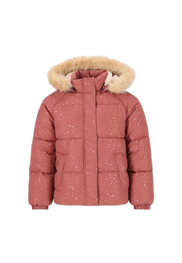 ZigZag - Dziecięca kurtka puchowa Zigzag Alya. Kolor: różowy. Materiał: puch. Sezon: zima. Styl: elegancki