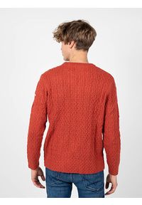 Pepe Jeans Sweter "New Jules" | PM702278 | New Jules | Mężczyzna | Czerwony, Pomarańczowy. Okazja: na co dzień. Kolor: pomarańczowy, czerwony, wielokolorowy. Materiał: wełna, poliamid, akryl. Wzór: ze splotem. Styl: casual #3