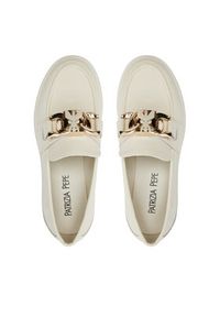 Patrizia Pepe Loafersy PJ282.02 Écru. Materiał: skóra #5