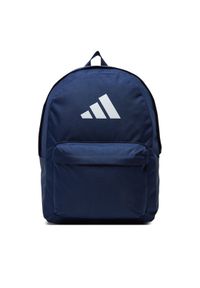 Adidas - adidas Plecak C-CLSC BARS BP IS7049 Granatowy. Kolor: niebieski. Materiał: materiał