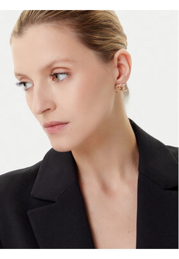Elisabetta Franchi Kolczyki OR-02A-56E2-240 Złoty. Materiał: metalowe. Kolor: złoty