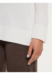 Max Mara Leisure Golf Superbo 2426366148 Biały Relaxed Fit. Typ kołnierza: golf. Kolor: biały. Materiał: wełna #5