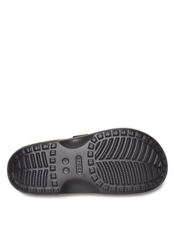 Crocs Klapki Saturday Sandal Metallic Buckle 213316 Czarny. Kolor: czarny