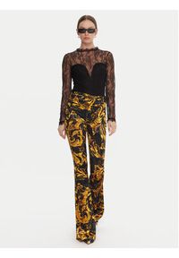 Versace Jeans Couture Legginsy 79HAC322 JS508 Czarny Slim Fit. Kolor: czarny. Materiał: syntetyk #4