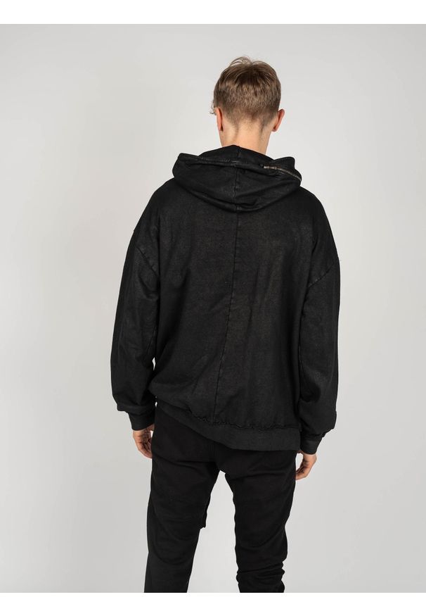 La Haine Inside Us Bluza "Flux" | P2203 3B | FLUX | Mężczyzna | Czarny. Typ kołnierza: kaptur. Kolor: czarny. Materiał: bawełna