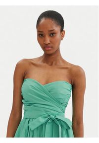 Pinko - PINKO Sukienka wieczorowa 104937 Y3LE Zielony Regular Fit. Kolor: zielony. Materiał: syntetyk. Styl: wizytowy #3