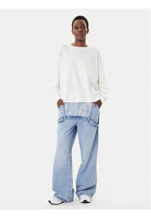 G-Star RAW - G-Star Raw Bluzka D27742-D976 Biały Oversize. Kolor: biały. Materiał: bawełna