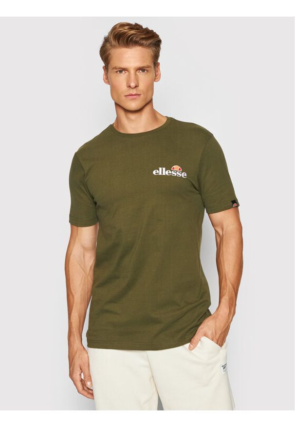 Ellesse T-Shirt Voodoo SHB06835 Zielony Regular Fit. Kolor: zielony. Materiał: bawełna