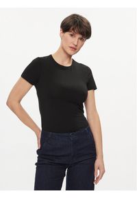 Pieces T-Shirt Irene 17082526 Czarny Slim Fit. Kolor: czarny