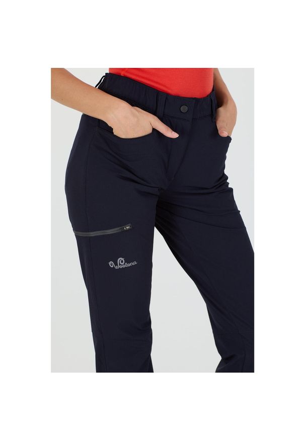 WOOLONA - Spodnie trekkingowe damskie Woolona Comfort Merino. Kolor: niebieski. Sezon: lato. Sport: turystyka piesza