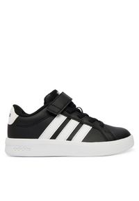 Adidas - adidas Sneakersy Grand Court 3.0 Shoes Children HP3533 Czarny. Kolor: czarny. Materiał: skóra #1