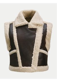 JJXX Bezrękawnik Joanna 12264943 Czarny Regular Fit. Kolor: czarny. Materiał: skóra. Długość rękawa: bez rękawów #7
