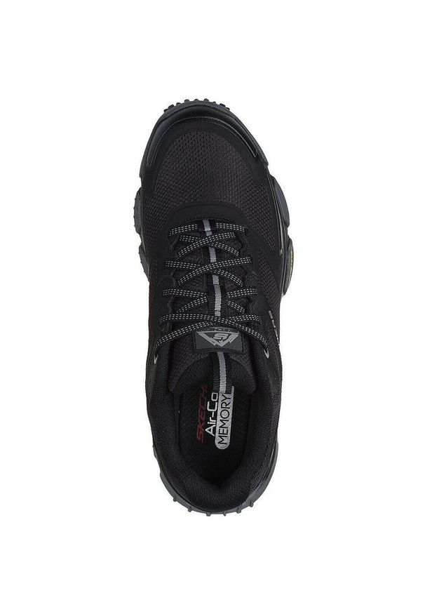 skechers - Adidasy Skechers Skech-air Envoy - Sleek Envoy, Mężczyźni. Kolor: czarny. Materiał: materiał. Sport: fitness