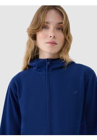 4f - 4F Polar regular z kapturem damski - granatowy XL. Typ kołnierza: kaptur. Kolor: niebieski. Materiał: polar. Sezon: zima. Sport: narciarstwo, turystyka piesza, snowboard, wspinaczka