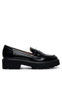 DeeZee Loafersy 3976-1 Czarny. Kolor: czarny. Materiał: materiał, skóra #1