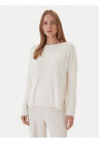 Kontatto Sweter 3M0800C Écru Regular Fit. Materiał: syntetyk