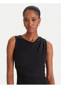 Guess Sukienka codzienna W5YK27 KAQL2 Czarny Regular Fit. Okazja: na co dzień. Kolor: czarny. Typ sukienki: proste. Styl: casual