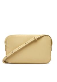 Calvin Klein Torebka Foil Logo Elongated Camera Bag LV04F3276G Żółty. Kolor: żółty. Materiał: skórzane #2