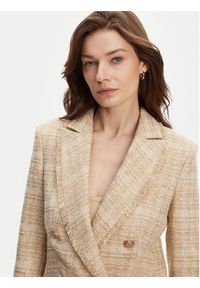 Marciano Guess Marynarka 5GGN15 7302A Beżowy Regular Fit. Kolor: beżowy. Materiał: bawełna #5