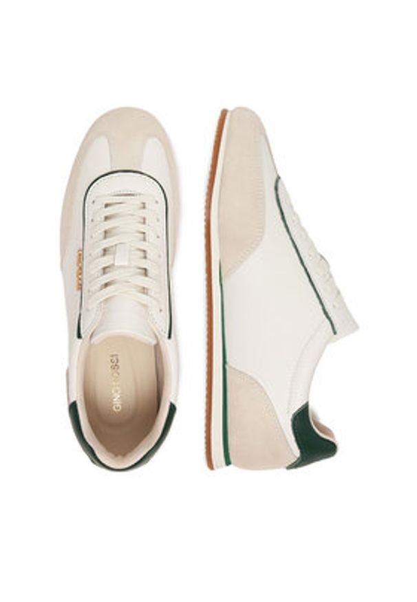 Gino Rossi - GINO ROSSI Sneakersy EO-ALFREDO-01 126AM Écru. Materiał: skóra