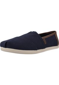 Toms - Sandały TOMS ALPARGATA CLASSIC Niebieski. Kolor: niebieski. Materiał: tkanina. Sport: turystyka piesza