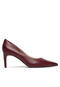 Calvin Klein Szpilki Ess Stiletto 70 HW0HW02607 Bordowy. Kolor: czerwony. Materiał: skóra. Obcas: na szpilce #1