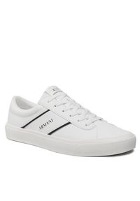 Armani Exchange Sneakersy XUX165 XV758 K488 Biały. Kolor: biały. Materiał: skóra