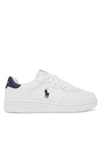 Polo Ralph Lauren Sneakersy RL02436102 Biały. Kolor: biały. Materiał: skóra