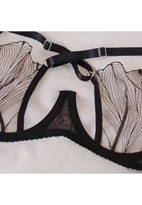 Intica - Komplet bielizny ze strapami na specjalne okazje Muireall. Kolor: czarny. Materiał: materiał #8