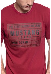 Mustang - MĘSKI T-SHIRT MUSTANG ALEX C PRINT 1009971 7145. Wzór: nadruk #7