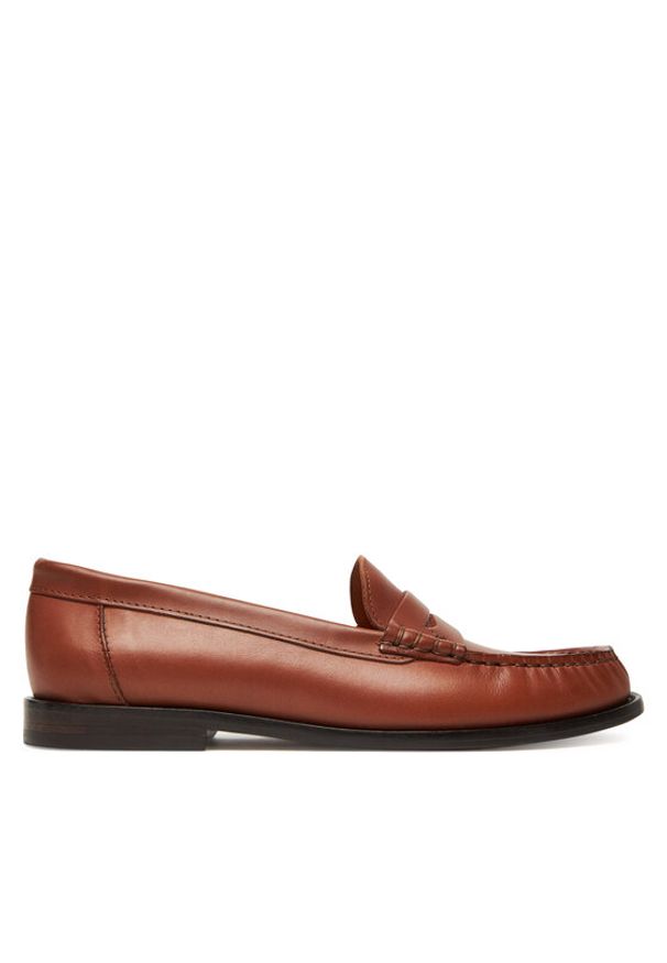 Polo Ralph Lauren Mokasyny Calfskin Penny Loafer 818961942001 Brązowy. Kolor: brązowy. Materiał: skóra