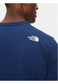 The North Face T-Shirt Mountain Line NF0A87NT Niebieski Regular Fit. Kolor: niebieski. Materiał: bawełna
