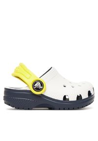 Klapki Crocs. Kolor: biały. Styl: retro, sportowy #1