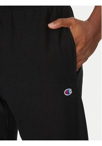 Champion Spodnie dresowe 221620 Czarny Regular Fit. Kolor: czarny. Materiał: bawełna #5