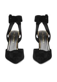 Eva Minge Szpilki SUZANNE-1112A-8 Czarny. Kolor: czarny. Materiał: skóra, zamsz. Obcas: na szpilce #5