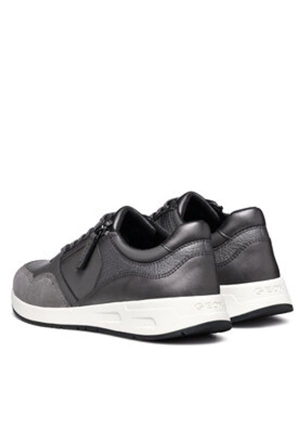 Geox Sneakersy D Bulmya D36NQB 054AJ C9F1G Szary. Kolor: szary. Materiał: skóra