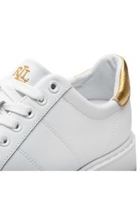 Lauren Ralph Lauren Sneakersy Angeline 802875886002 Biały. Kolor: biały. Materiał: skóra #5