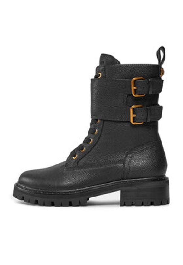 Kurt Geiger Trapery 225-Brooke Combat Boot 559700109 Czarny. Kolor: czarny. Materiał: skóra
