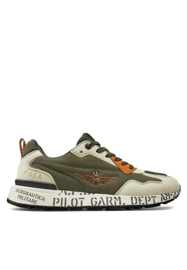 Aeronautica Militare Sneakersy 241SC276CT3332 Khaki. Kolor: brązowy