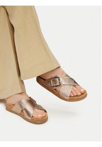 Lasocki Klapki ARC-BIERGE-19 Złoty. Kolor: złoty. Materiał: skóra #8