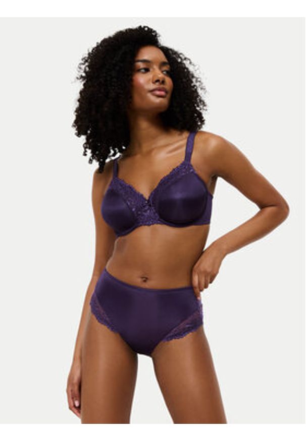 Triumph Figi klasyczne z wysokim stanem Ladyform Soft Maxi 10210671 Fioletowy. Stan: podwyższony. Kolor: fioletowy. Materiał: syntetyk
