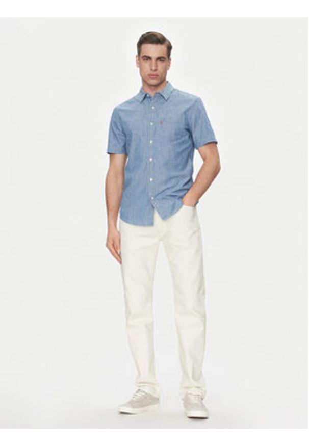 Levi's® Koszula 86624-0062 Niebieski Standard Fit. Kolor: niebieski. Materiał: bawełna