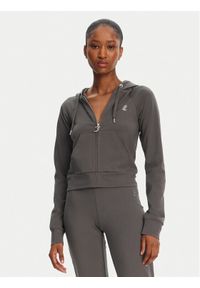 Juicy Couture Bluza Ola JCWAS125310 Szary Slim Fit. Kolor: szary. Materiał: bawełna